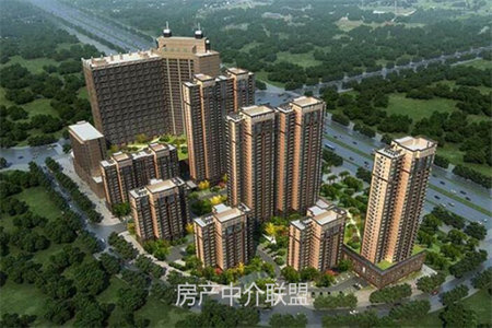 正大文苑3室2厅1卫90㎡，带车库25